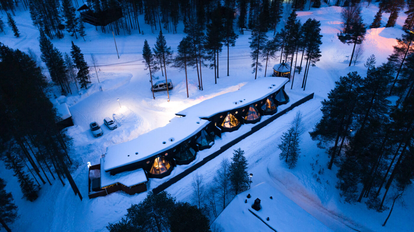 Pyhä Igloos winter scenery